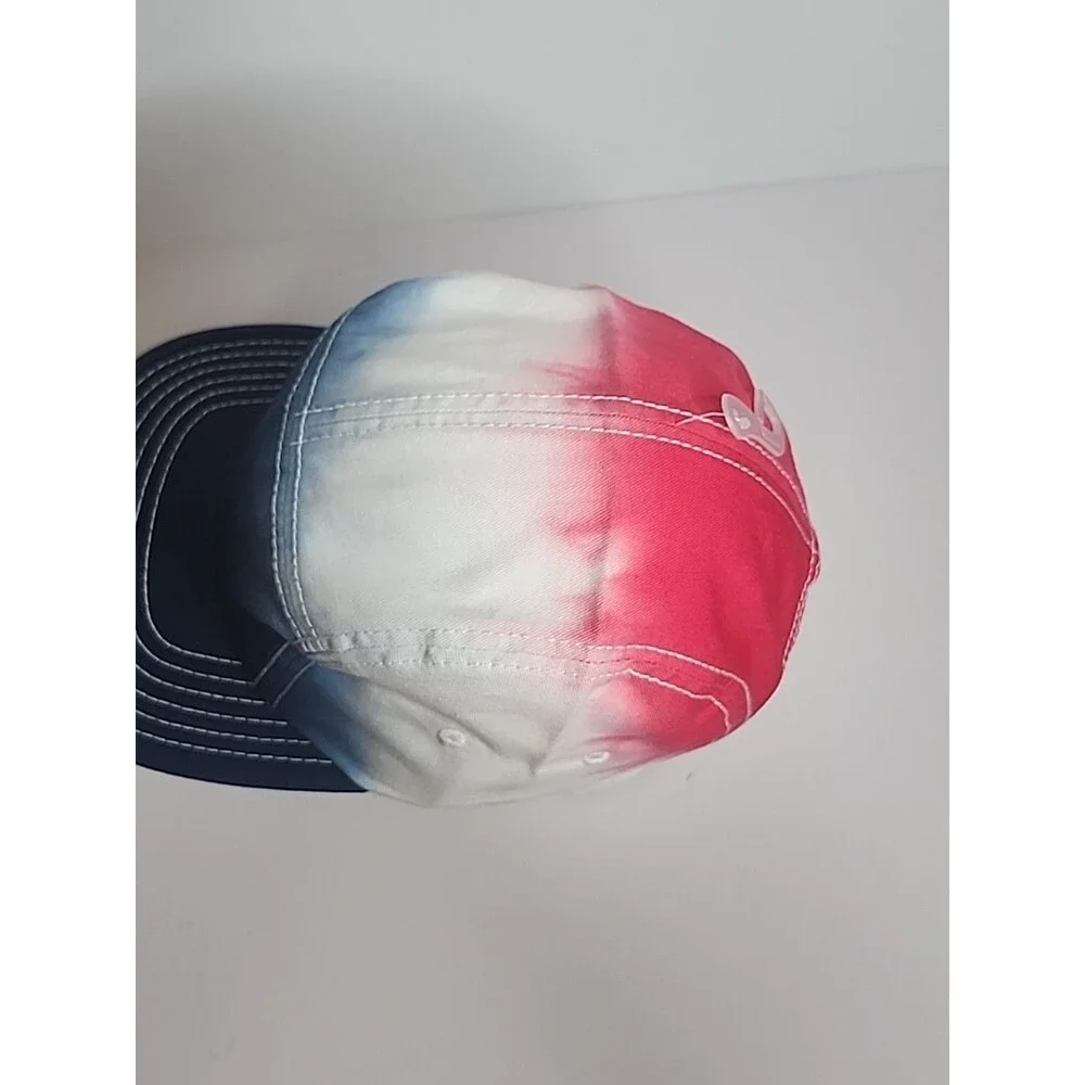 NEW Lids Tie Dye Camper Hat Summer Hippie Camp Fashion Fun Chill Patriotic 4th